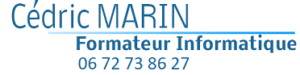Cédric marin formateur informatique création de sites internet